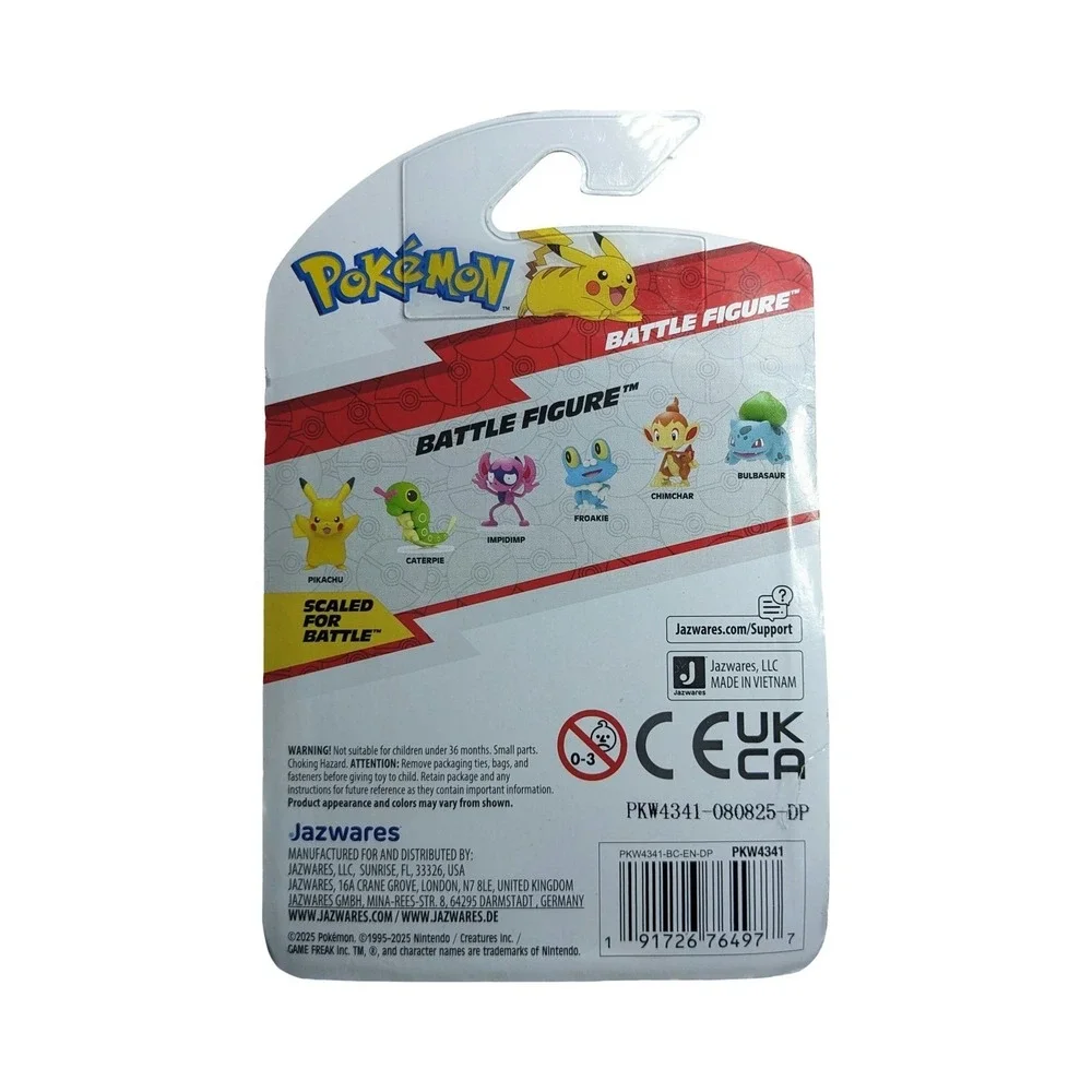 Impidimp Action Figure Pokemon Jazwares PKW4341 Pink Battle Figure Display - Picture 6 of 7